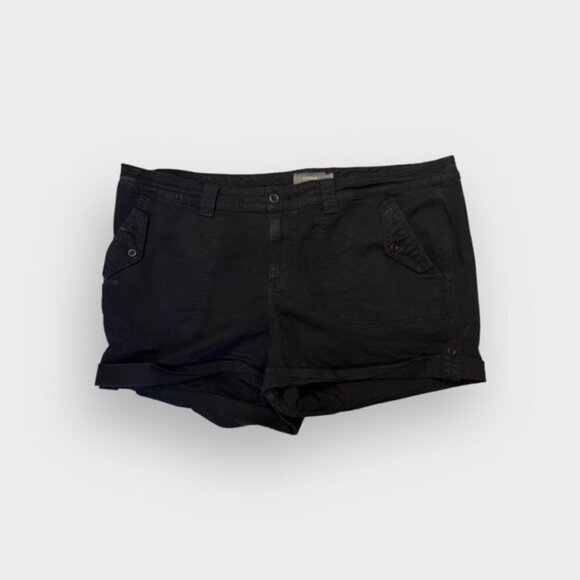 Women’s Torrid Black 3.5 Inch Military Stretch Twill Mid-Rise Short 24R - Picture 8 of 10